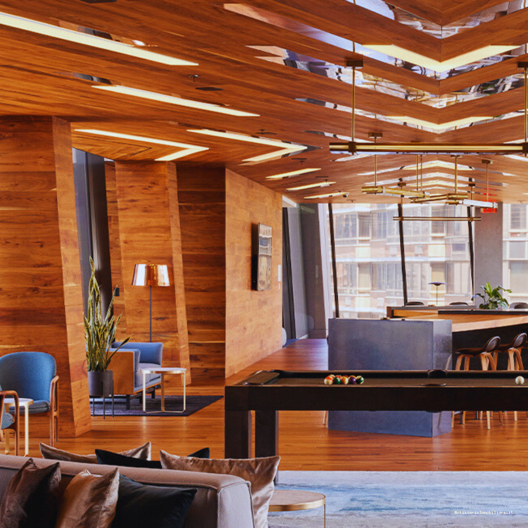 the Copper New york - interni in legno