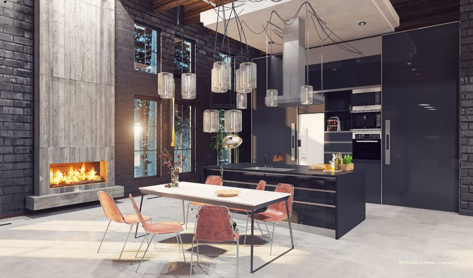 colori per cucine moderne: il nero elegante e con personalità