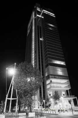 grattacielo intesa sanpaolo di Torino di notte