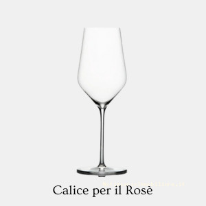 Calice per il rosè Calice per il vino rosè